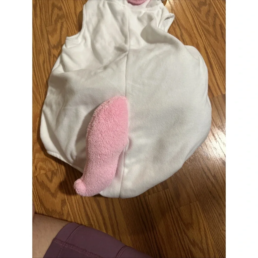 Carters White And Pink Unicorn  24 Months Halloween Costume Hooded Zipper